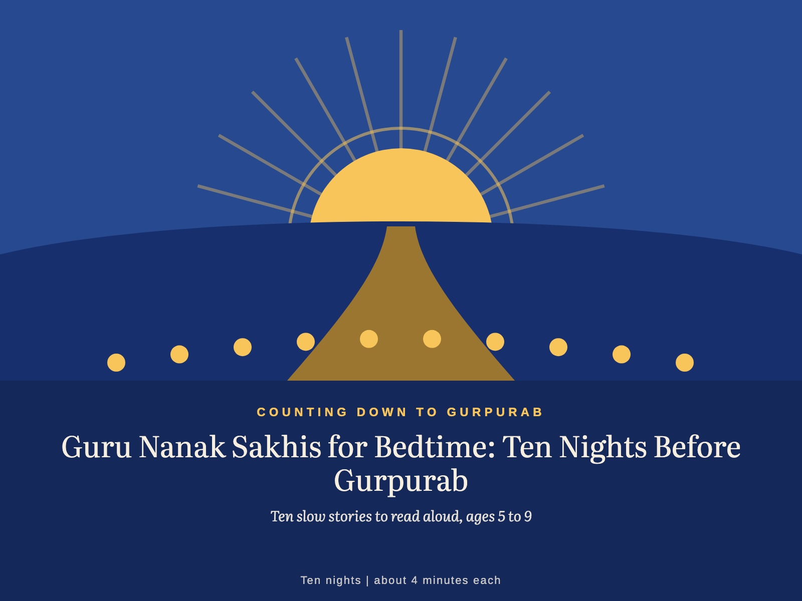 Guru Nanak Sakhis for Bedtime: Ten Nights Before Gurpurab (Ages 5-9) — page preview