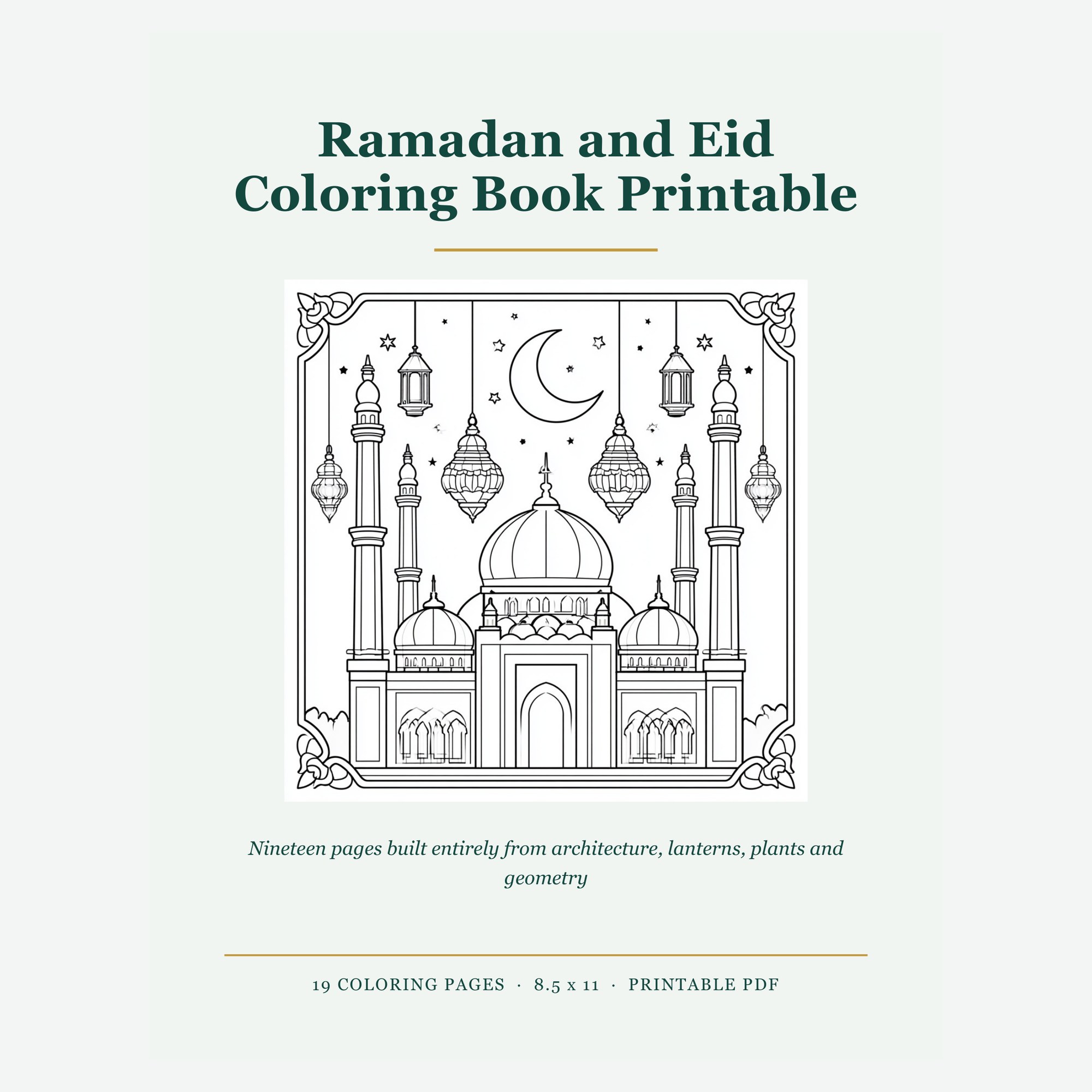 Ramadan & Eid Coloring Book preview