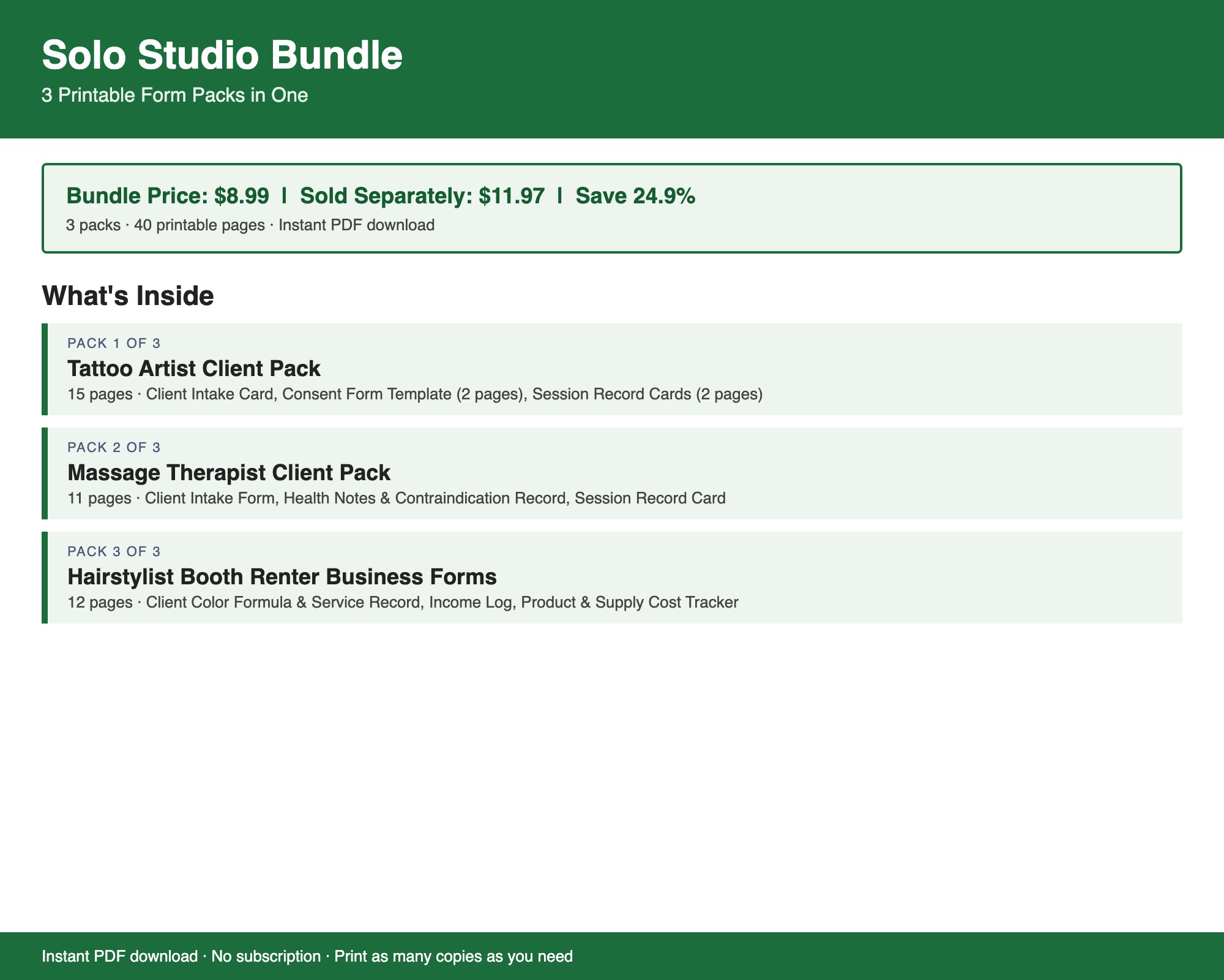 Solo Studio Bundle preview