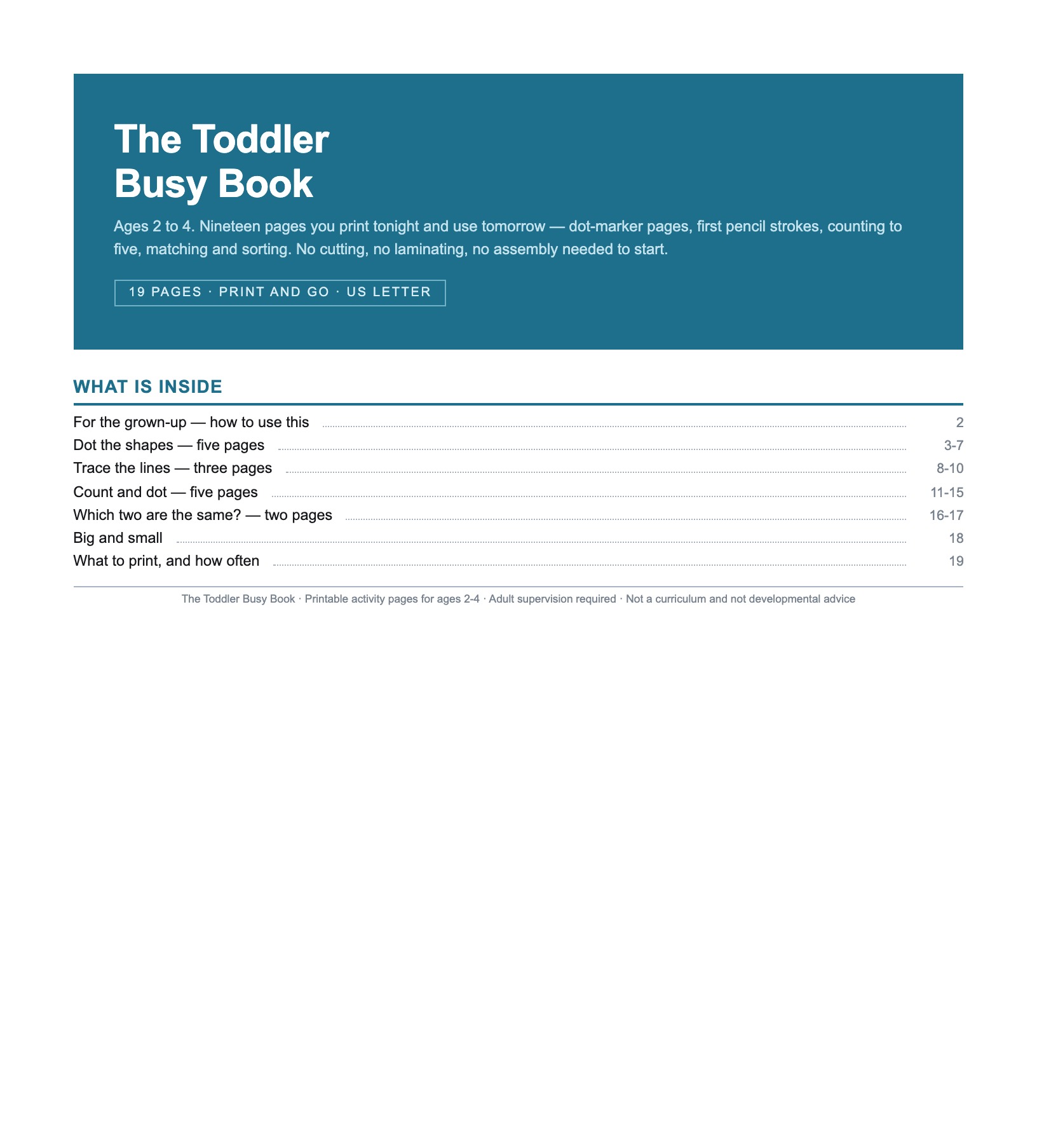 Toddler Busy Book preview